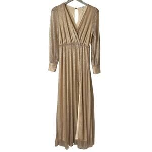 Baltic Born Champagne Sparkle Gown NEW